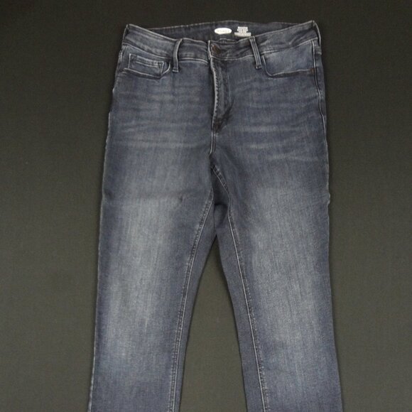 OLD NAVY ROCK STAR SUPER SKINNY HIGH RISE WOMENS CAPRI JEANS SIZE 12 L240 - Picture 1 of 9